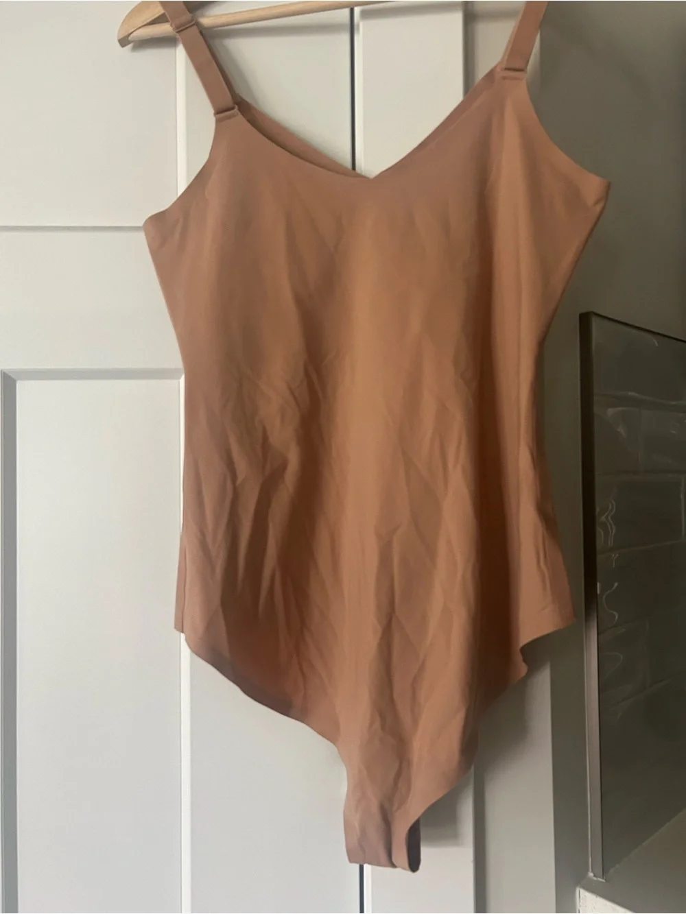 knix LuxeLift Bodysuit in Tan